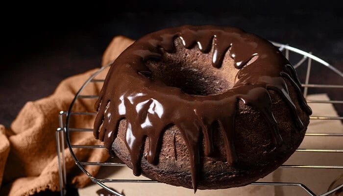 Bolo de chocolate de liquidificador