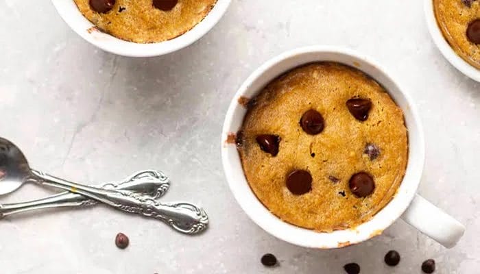 Bolo de caneca cookie