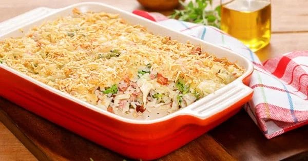 arroz de forno com requeijão cremoso