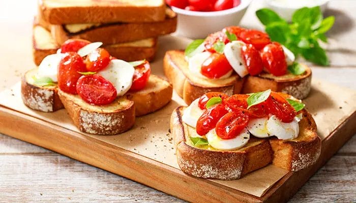 bruschetta de tomate