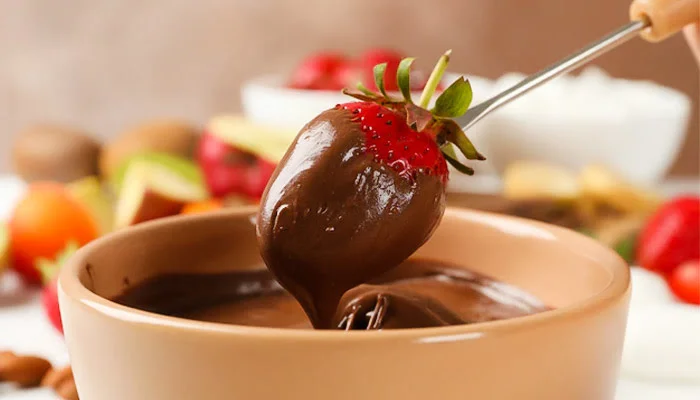 fondue de chocolate cremoso