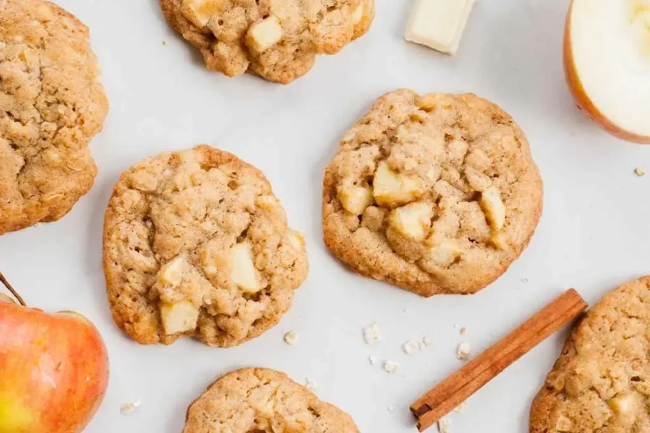 Cookies de maçã e canela