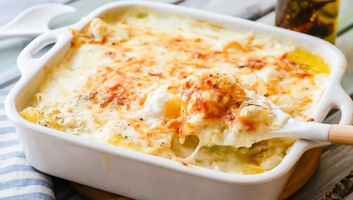 Batata Gratinada Com Molho Branco Receitas Club Oficial