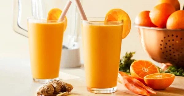 Suco detox de laranja