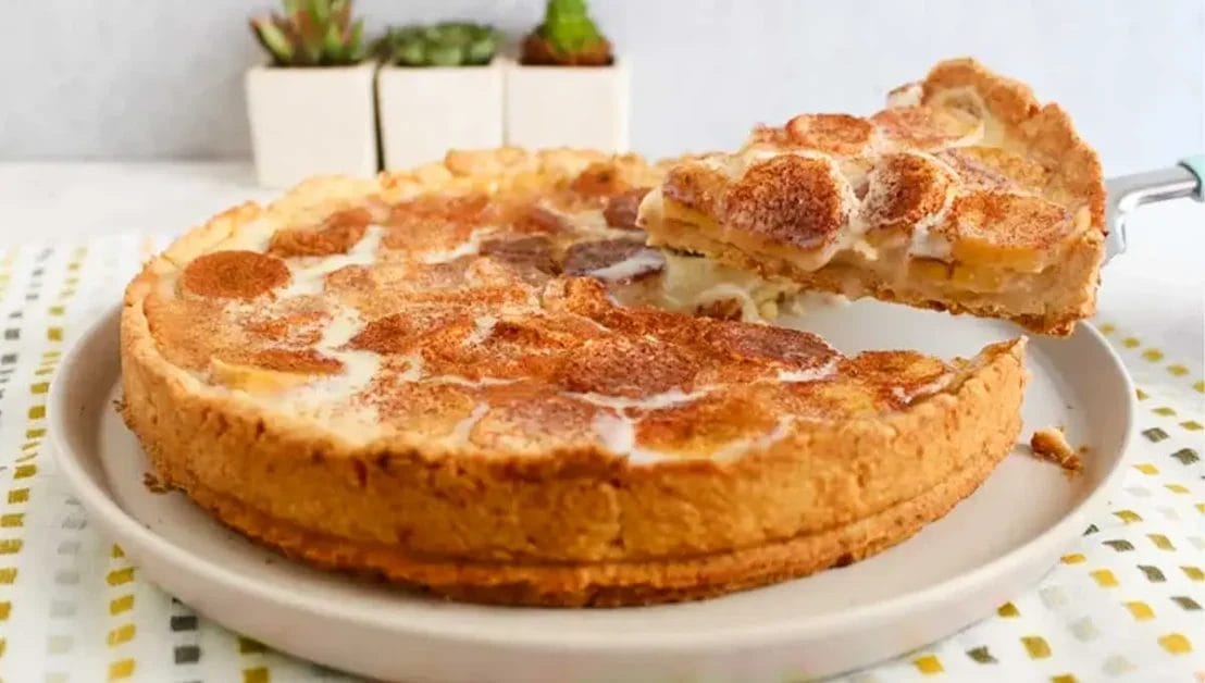 Torta de banana com leite condensado