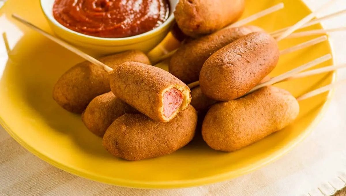 Cachorro quente no palito, o famoso Corn Dog