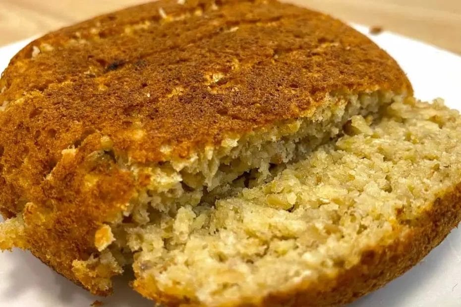 Pão sem farinha de trigo de frigideira