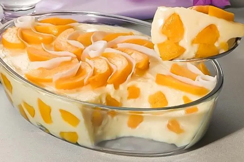 Gelado de pêssego