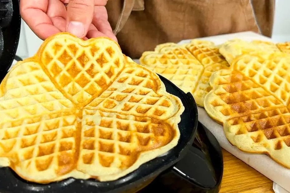 Massa de waffle sem farinha de trigo