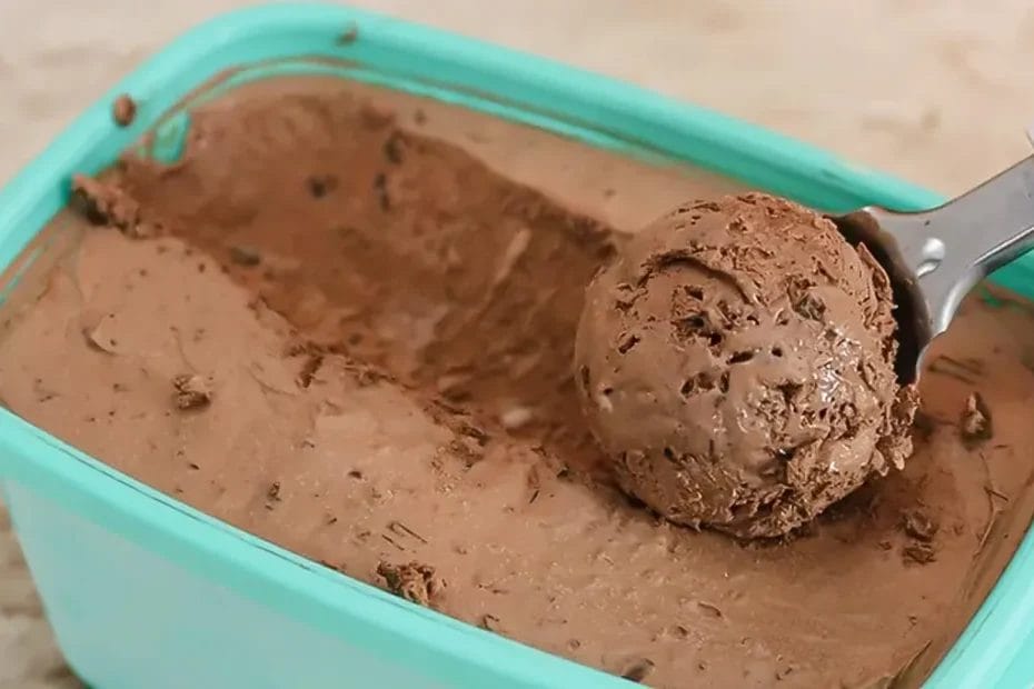 O melhor sorvete de chocolate
