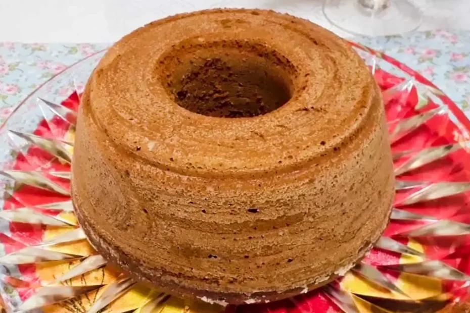 Bolo de cenoura integral