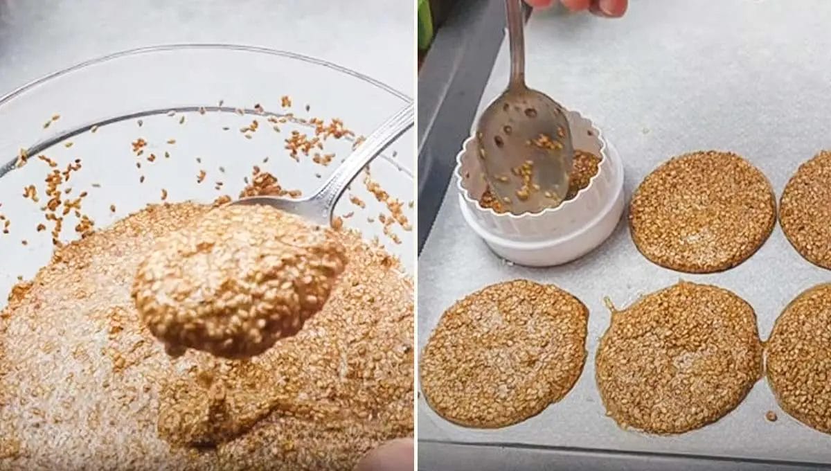 Como fazer biscoitos de gergelim