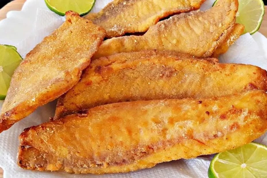 Peixe frito sequinho