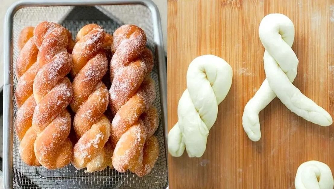 Bolinho de chuva em espiral