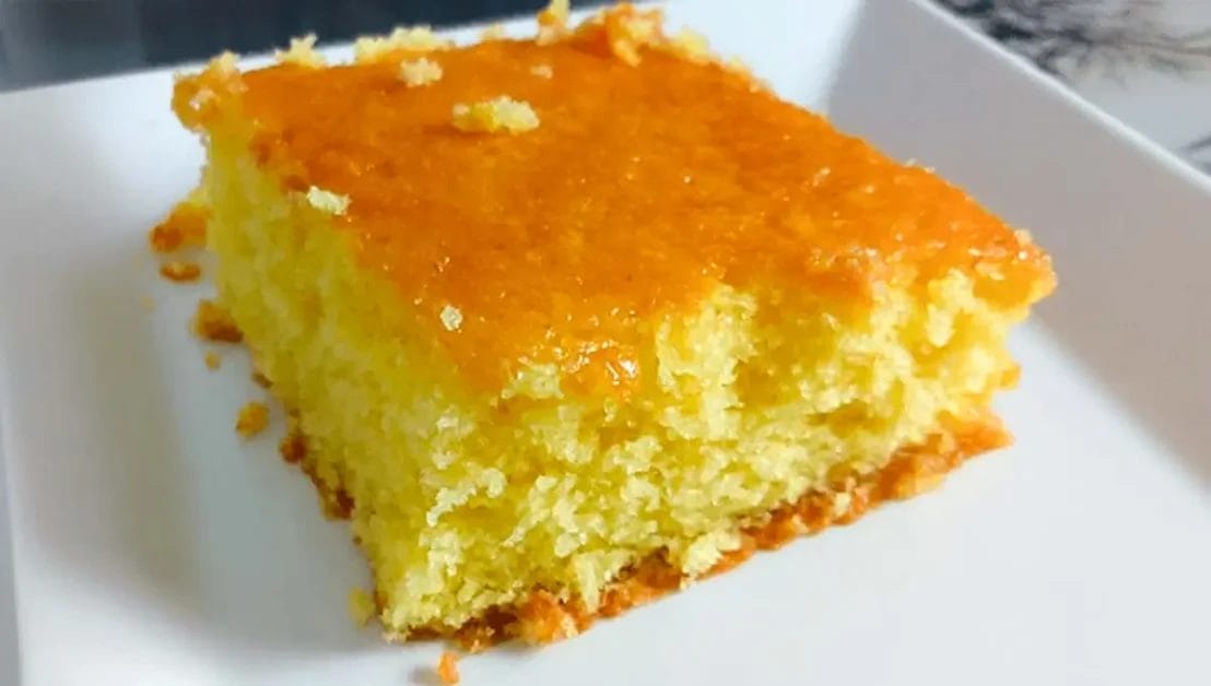 Bolo de laranja tamanho família