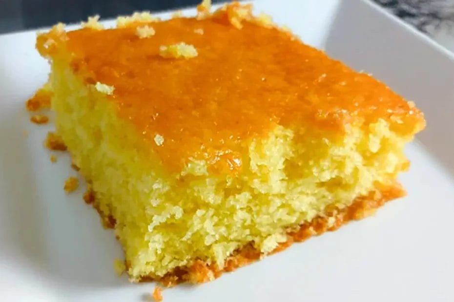 Bolo de laranja tamanho família