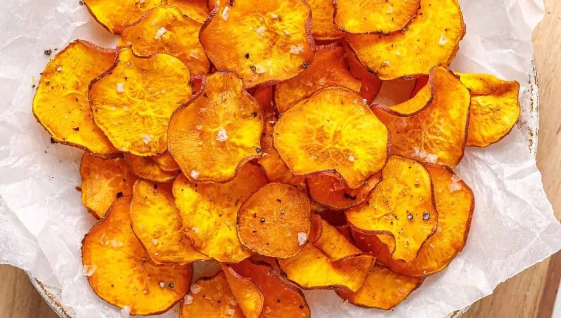 Chips de batata doce