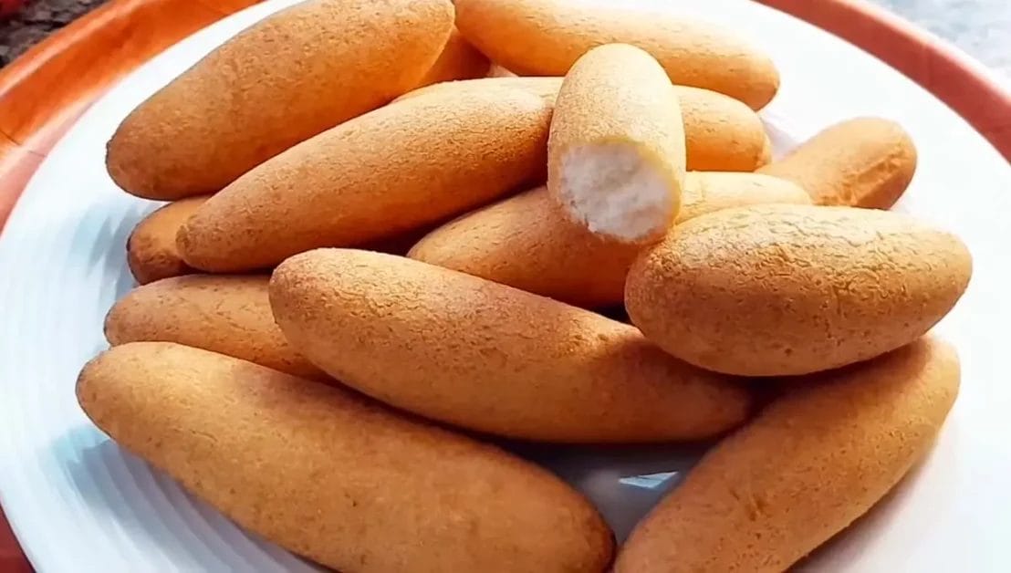 Bolinho de polvilho mineiro frito