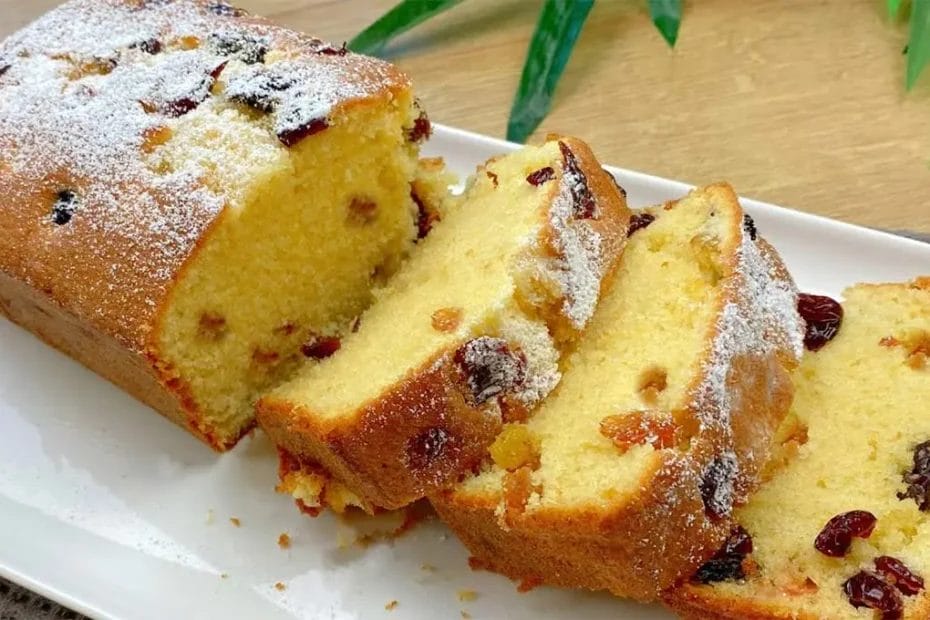 Bolo de frutas secas