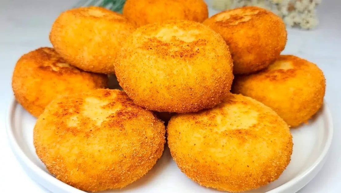 Bolinho empanado sem farinha